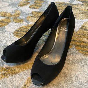 Stuart Weitzman Justso Peep Toe Platform Pump